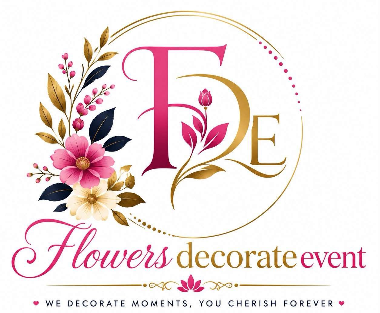 Flowers Decorate Event logo