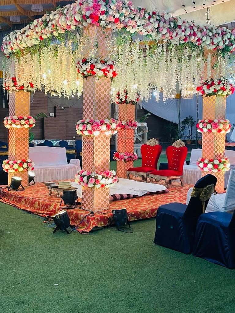 Wedding flower wall decoration