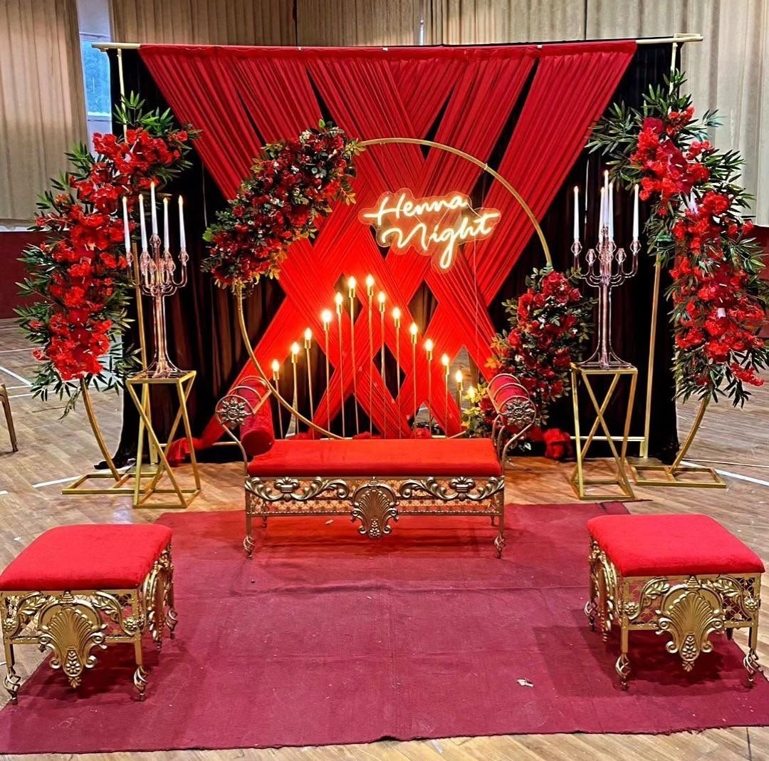 Ring ceremony stage decoration