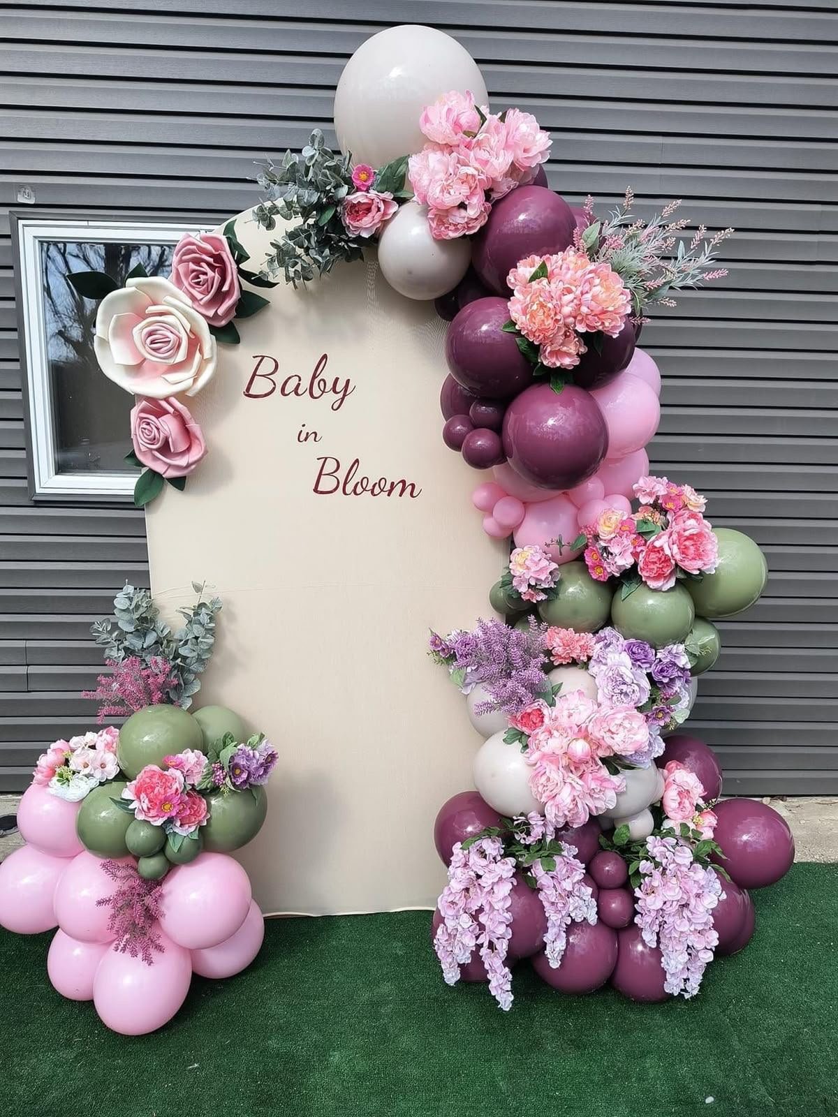 Our team decorating an event